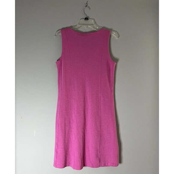Horny Toad‎ Dress Tank Flexcel Pink Sleeveless V-Neck Stretch Athleisure Medium - Picture 2 of 5